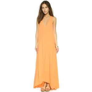 Flynne Skye Sherbert Amber Maxi Crepe Dress 2 or M